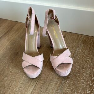 Light pink heels